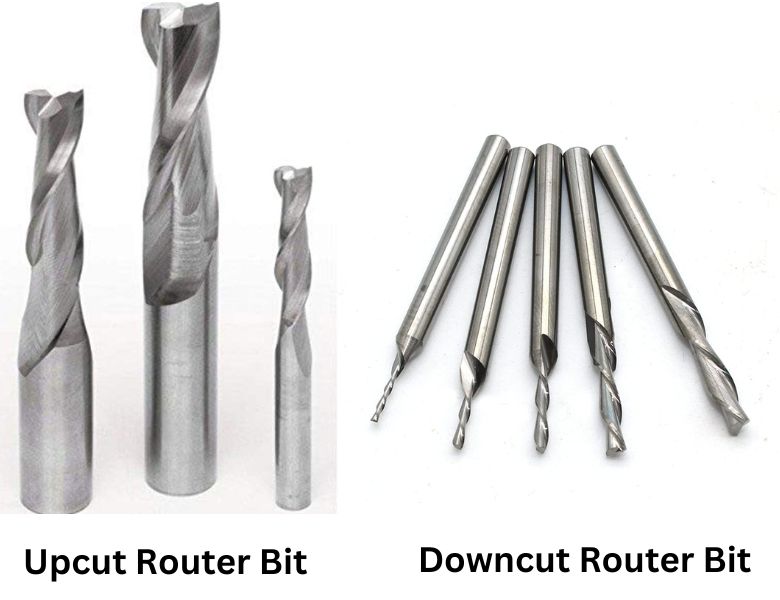 Upcut downcut router bit