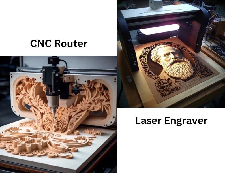 CNC router and laser engraver