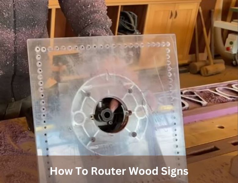 how to router wood signs